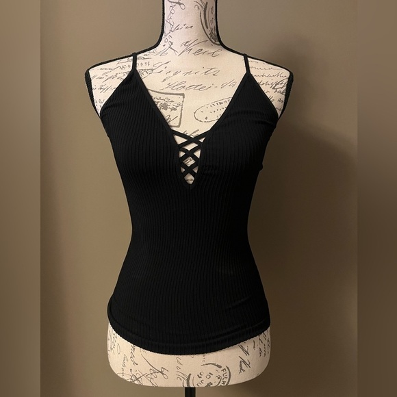 Free people black top, size small - Picture 1 of 5